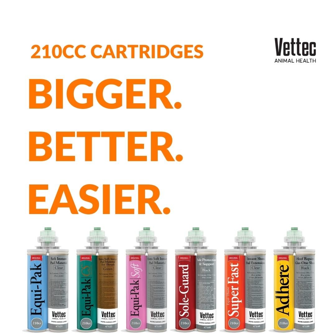 bigger and better Vettec cartridges
