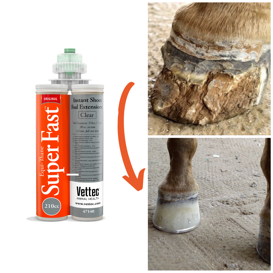 Adhere Glue-On-Shoe and Hoof Repair, 210 cc - Jeffers